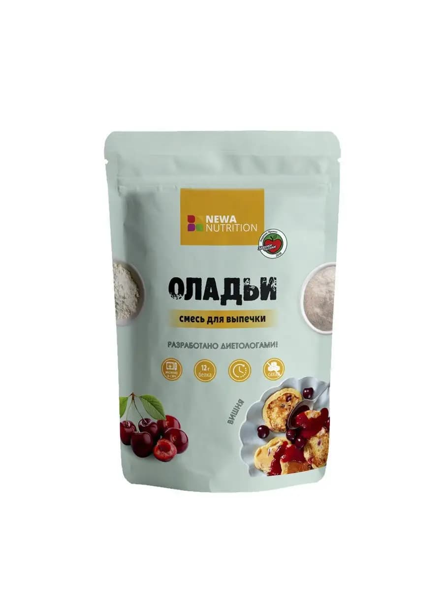Низкокалорийная смесь для выпечки оладий со вкусом вишни