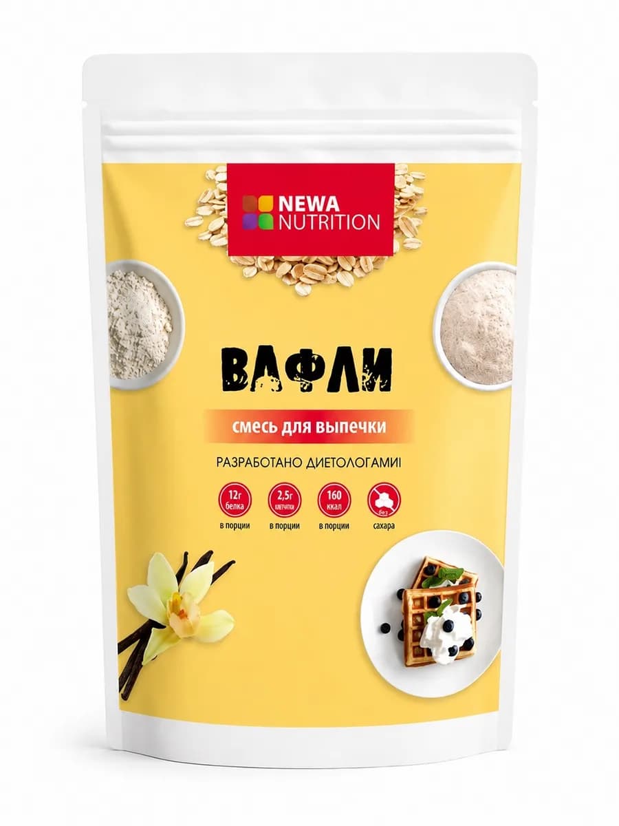Смесь для выпечки вафель, без сахара