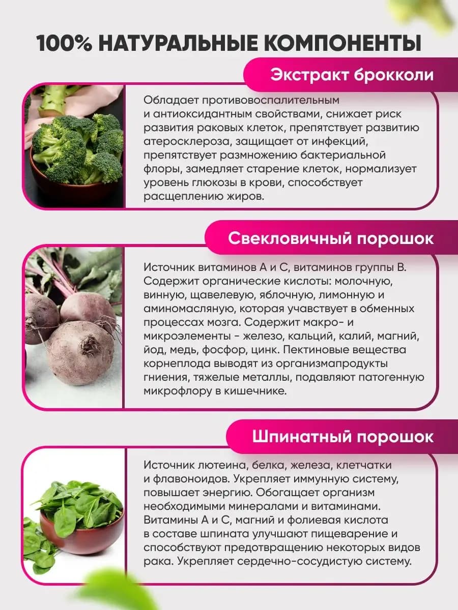 Детокс Очищение Сила овощей