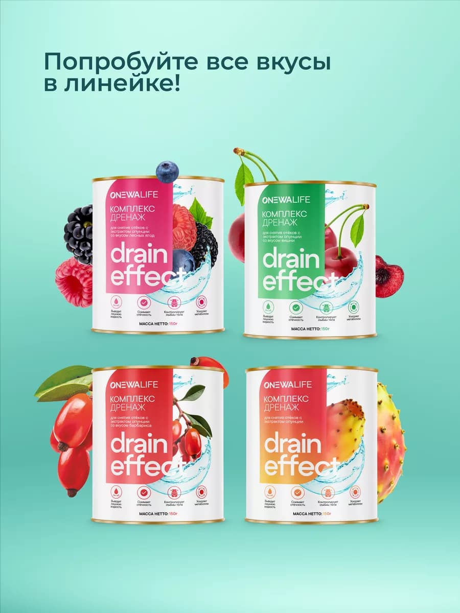 Дренажный напиток для похудения от отеков, без вкуса
