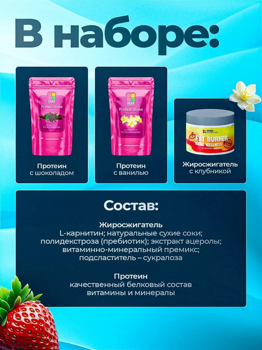 Для похудения, протеиновый коктйель и жиросжигатель