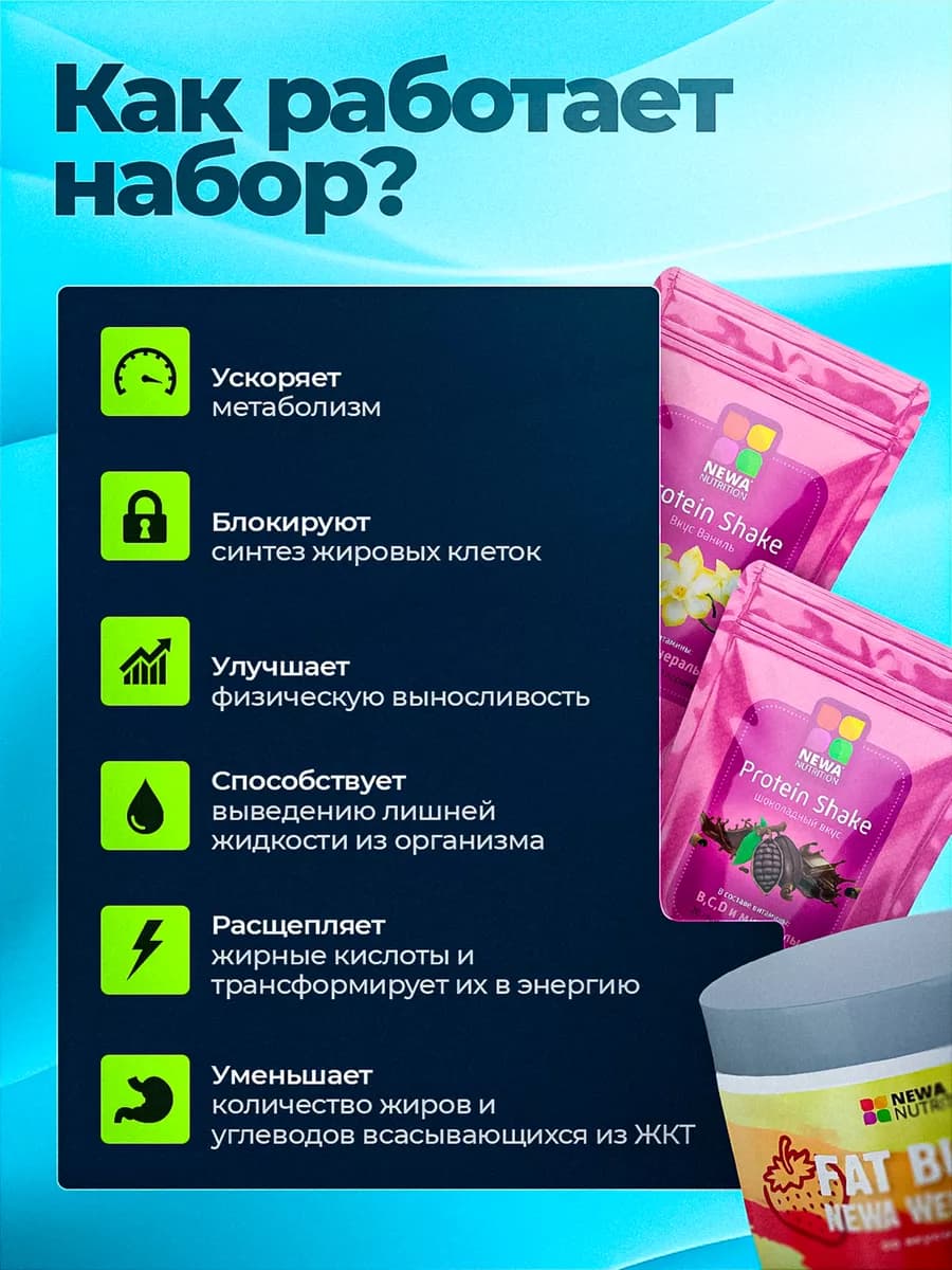 Для похудения, протеиновый коктйель и жиросжигатель