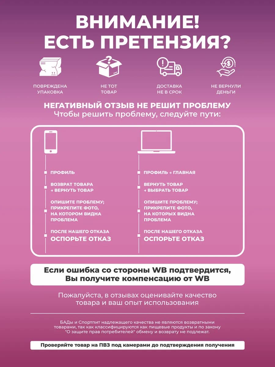 Набор для Контроля веса, Протеин и Дренажный Напиток