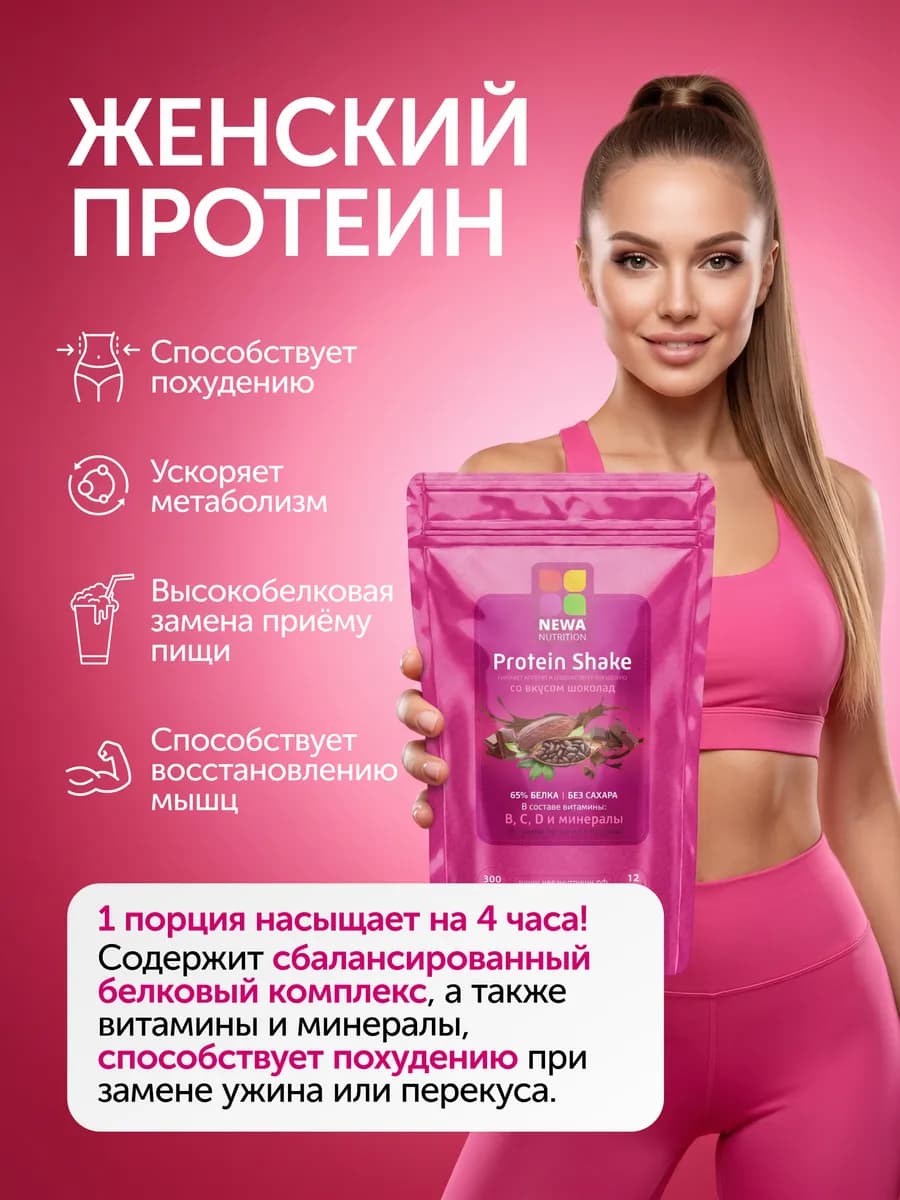Набор для Контроля веса, Протеин и Дренажный Напиток