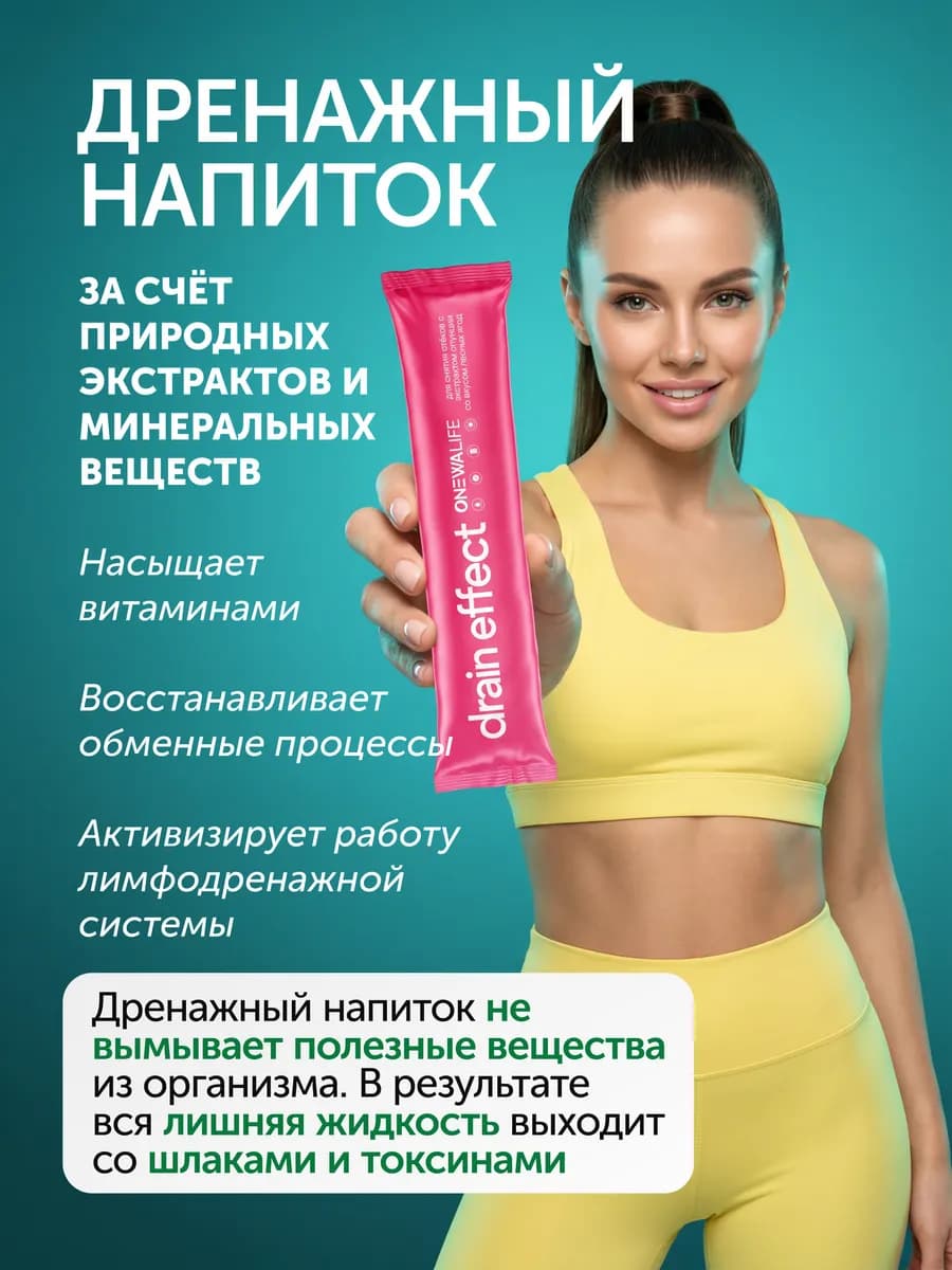 Набор для Контроля веса, Протеин и Дренажный Напиток