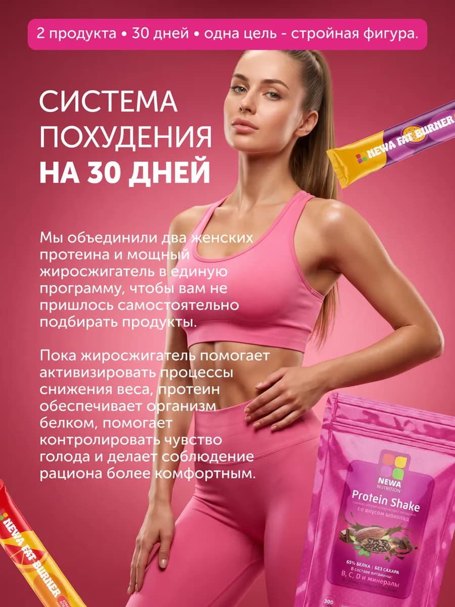 Набор для Контроля веса, Протеин и Мощнейший Жиросжигатель