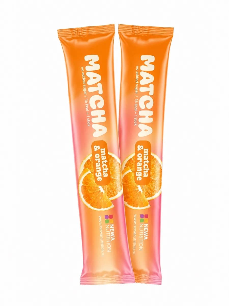 Матча стики уникальный детокс-чай, апельсин