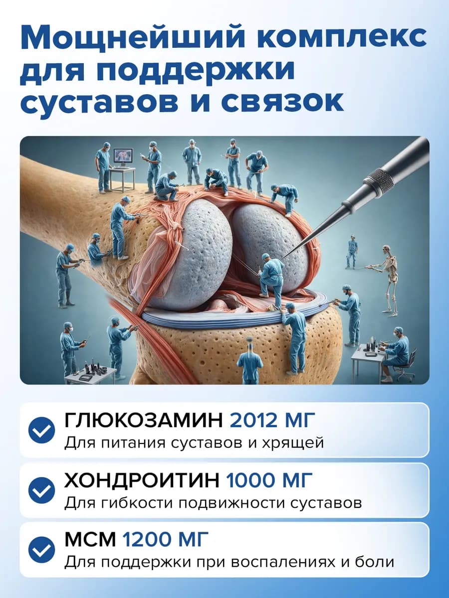 Глюкозамин Хондроитин МСМ для суставов и связок