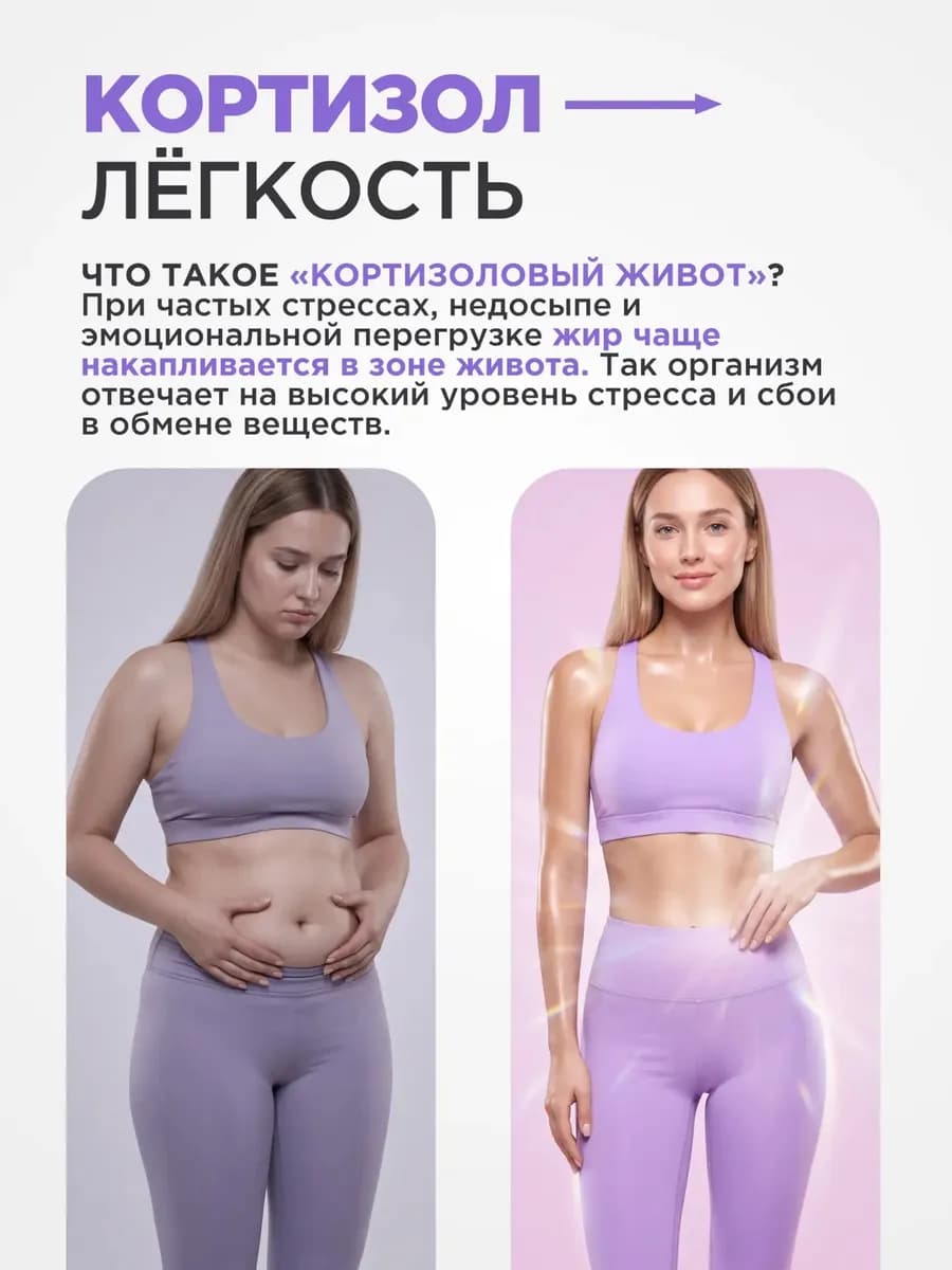 Контроль кортизола, комплекс антистресс