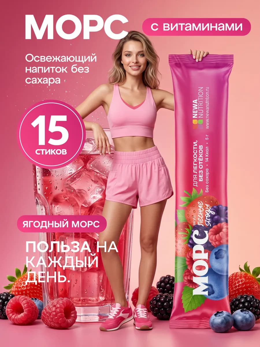 Морс сухой концентрат для напитков растворимый в стиках
